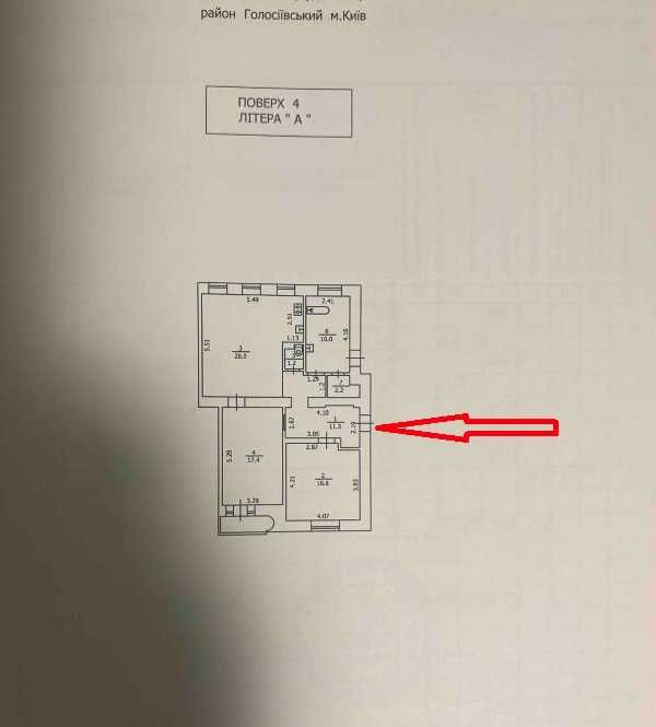 Продаж Квартира 3-кімнатна, 4/7 поверх на Тарасівська вул., д. 18 Київ - фото 9