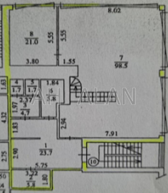 Оренда офісне приміщення на вул. Лейпцизька приміщень - 1, поверх - 5/5 Київ - фото 13