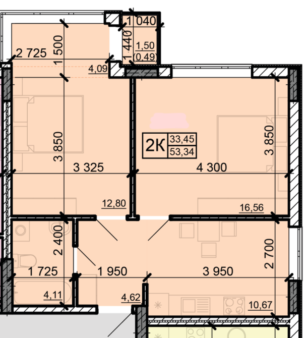 Продається 2-кімнатна квартира в ЖК «Акварель 8», р-н Таїрова Odessa - photo 5