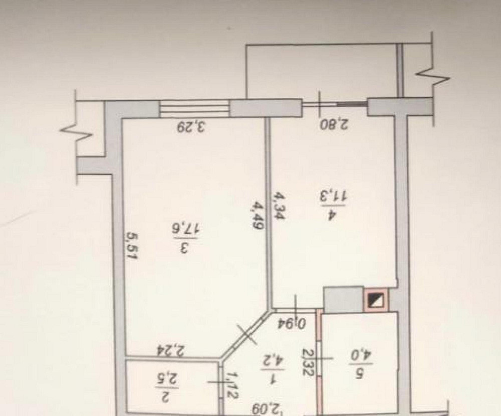Продаж Квартира 1-кімнатна, 10/10 поверх на вул. Вітрука Житомир - фото 3