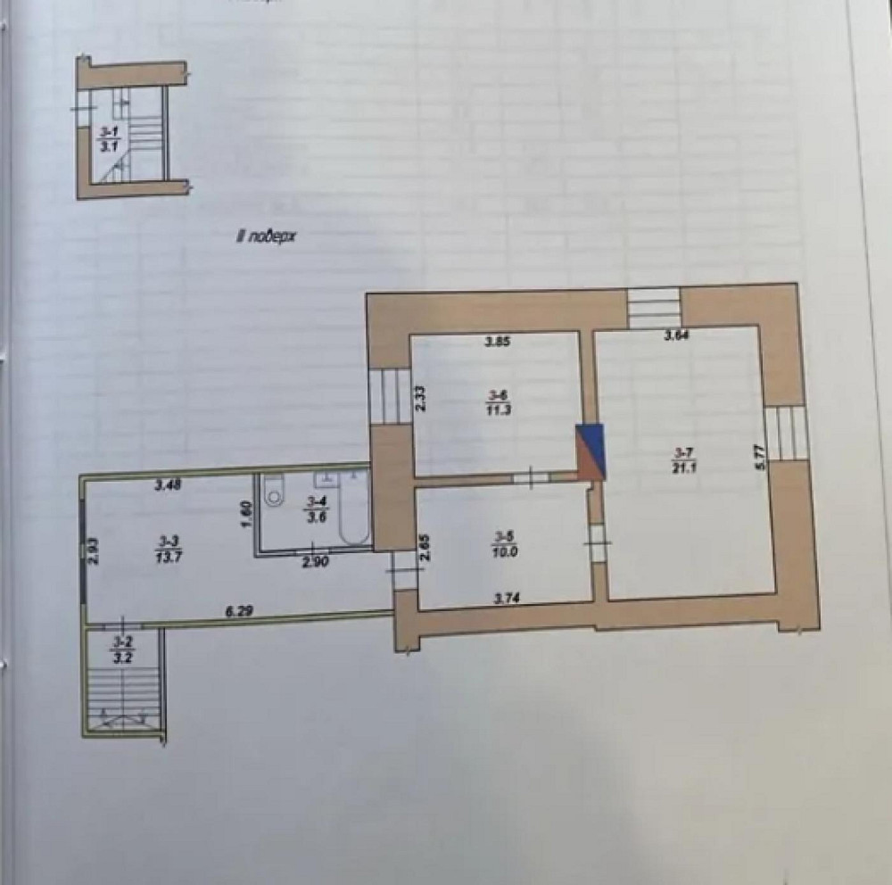 Продаж Квартира 2-кімнатна, 2/2 поверх на вул. проспект Миру Житомир - изображение 10