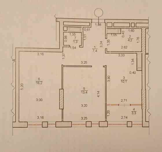 Продаж Квартира 2-кімнатна, 14/23 поверх на Науки вул., д. 58 Kiev