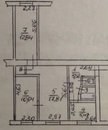 Продам 3-х кімнатну квартиру в районі Ковалівського парку Кропивницький