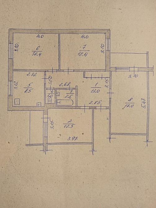Продаж Квартира 4-кімнатна, 4/8 поверх на вул. Захисників України Житомир - изображение 13