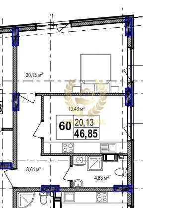 Продаж Квартира 1-кімнатна на Вишневая ул., 10 Киев - изображение 13