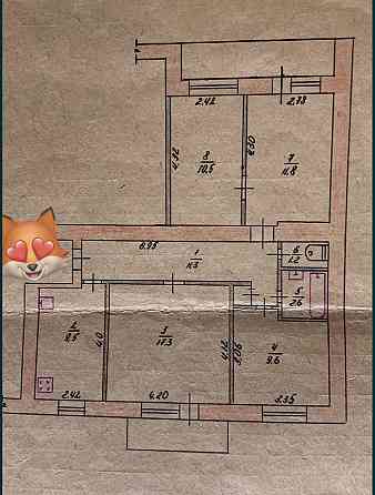 Продаж 4к Квартира 75 кв.м Київська Zhytomyr