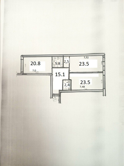 Продаж Квартира 2-кімнатна, 7/11 поверх на улица Центральная, д.21 Киев - изображение 7