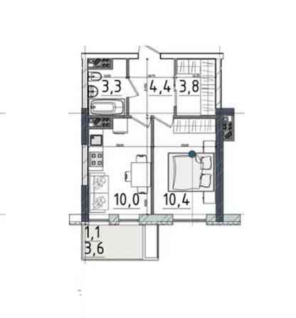 Квартира в новом доме. Одесса
