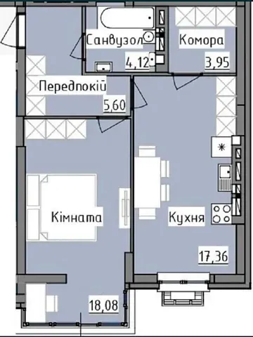 Продаж 1к Квартира 49 кв.м ЖК R2 residence Львів - фото 7