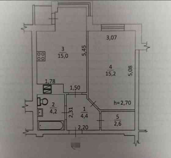 Продаж Квартира 1-кімнатна, 10/10 поверх на вул. Вітрука Zhytomyr