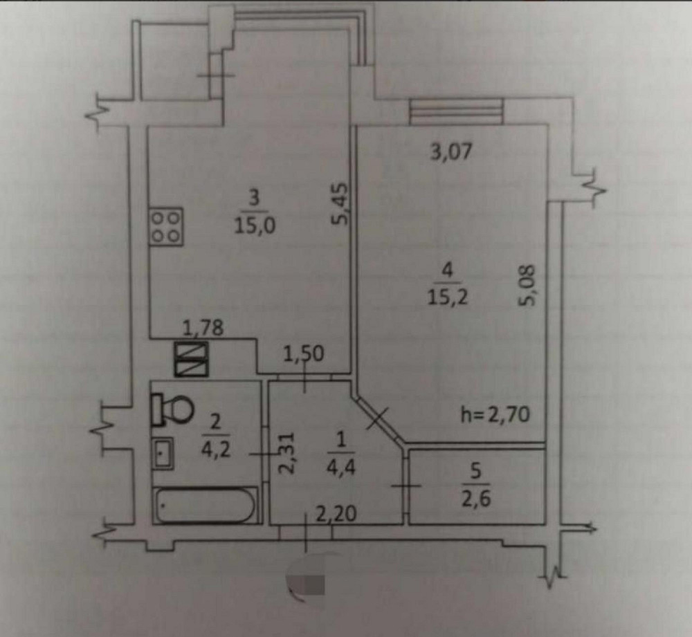 Продаж Квартира 1-кімнатна, 10/10 поверх на вул. Вітрука Zhytomyr - photo 1