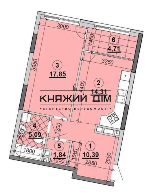 Видова 1к квартира в ЖК Great, Дніпровська набережна № 21142528 Київ - фото 7