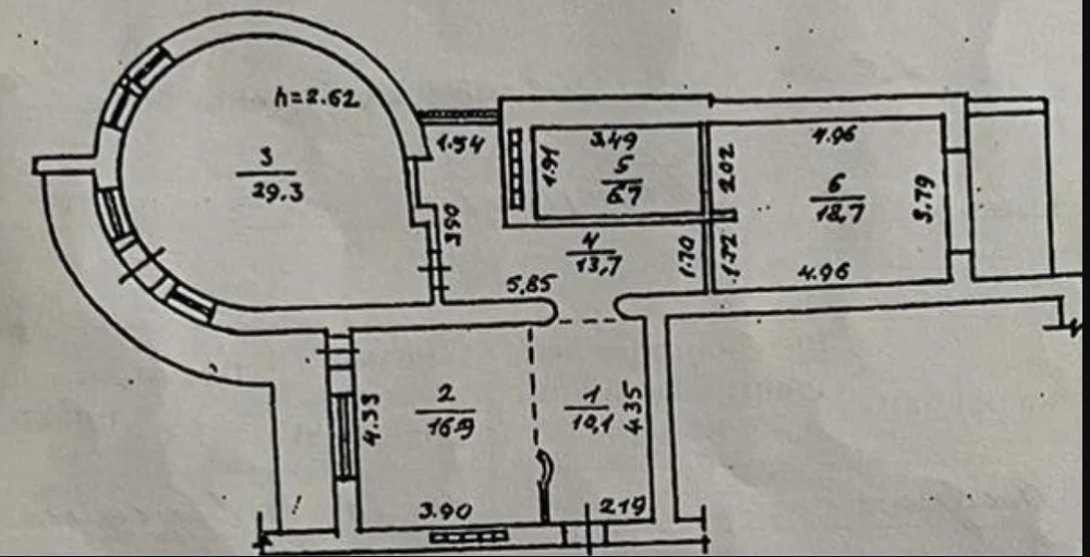 Двухкомнатная Вузовский, с партоместом. Одеса - фото 11
