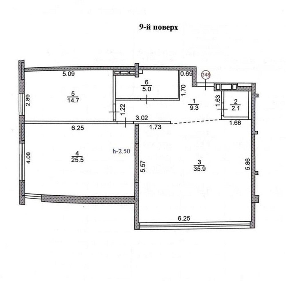 Продаж Квартира 2-кімнатна, 9/10 поверх на Бандери Тернопіль - фото 2