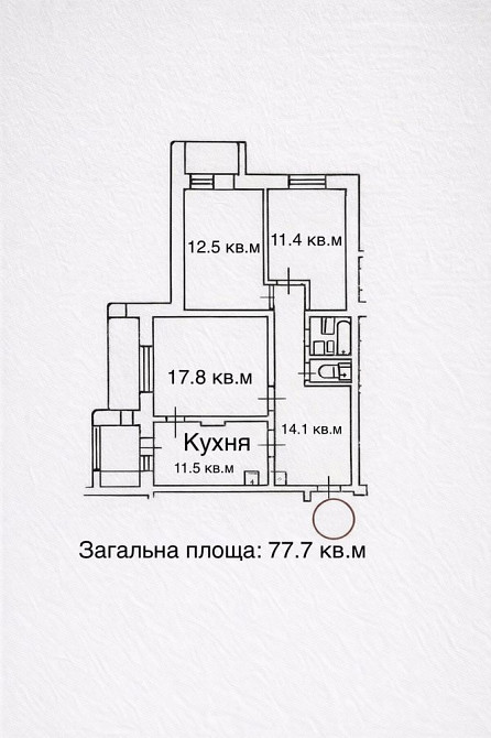 Продаж Квартира 3-кімнатна, 17/22 поверх на Володимира Івасюка вул., д. 16Б Kiev - photo 3