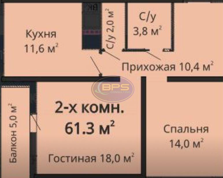 Продаж 2к квартири 60 кв. м Одеса - фото 9