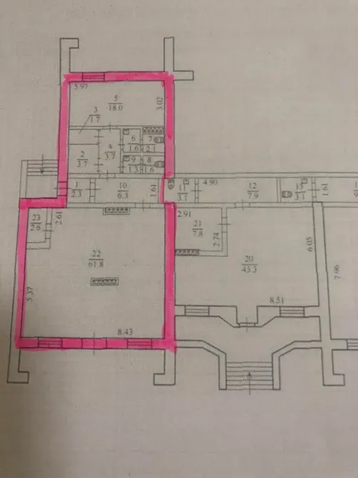 Здається Приміщення в житловому будинку площа 107 кв.м Дніпро Робоча 160 Дніпро - фото 8