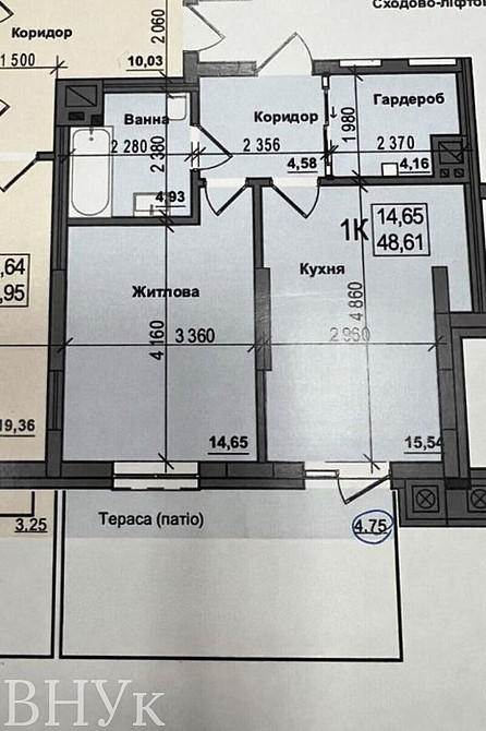 Продаж Квартира 1-кімнатна, 1/6 поверх на Руська Чернівці - фото 2