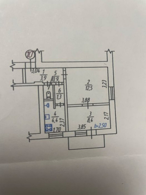 Продаж Квартира 2-кімнатна, 3/4 поверх на Замостянська Вінниця - фото 3