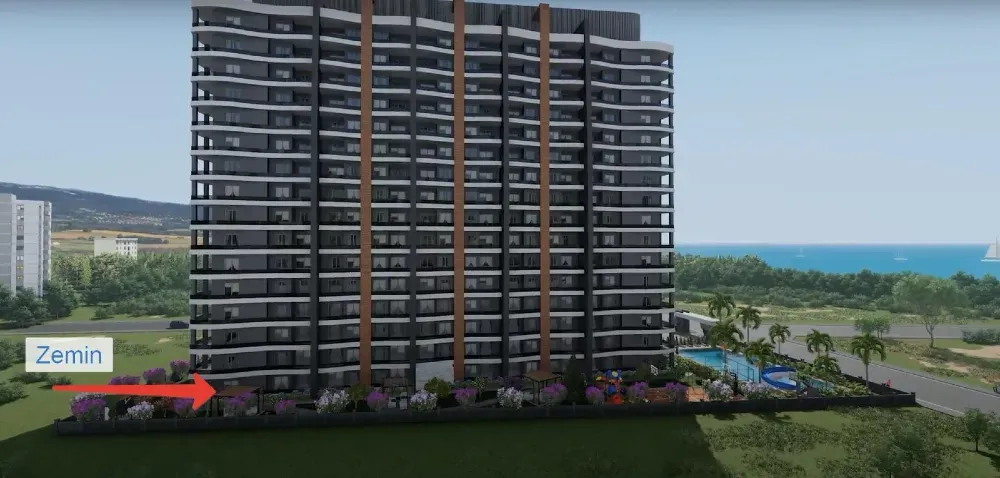 Квартира за кордоном 120 кв.м 2 кімн. 5-й поверх м. Мерсін,  Мерсін - фото 18