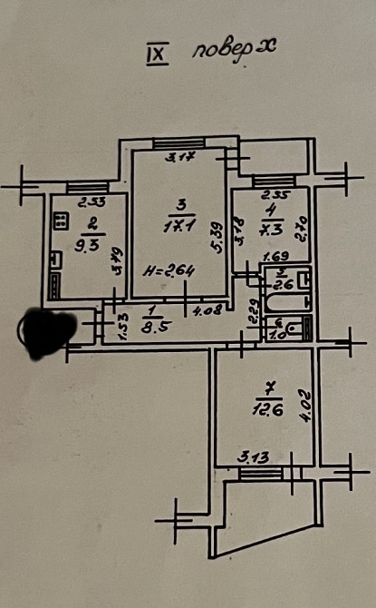 Продаж Квартира 3-кімнатна на ул. Люстдорфская дорога, 152/5 Одеса - фото 14