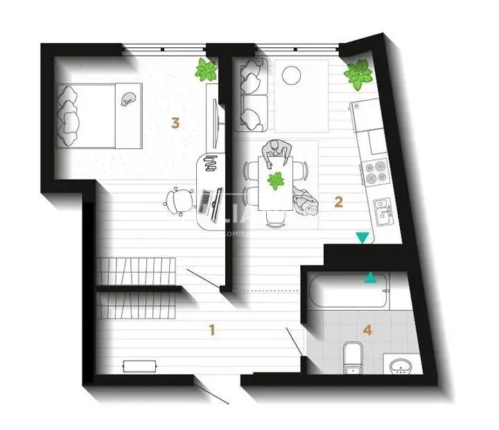 For sale 1-room Apartment 44 sq.m вул. Левицького Ivano-Frankivs'k - photo 18