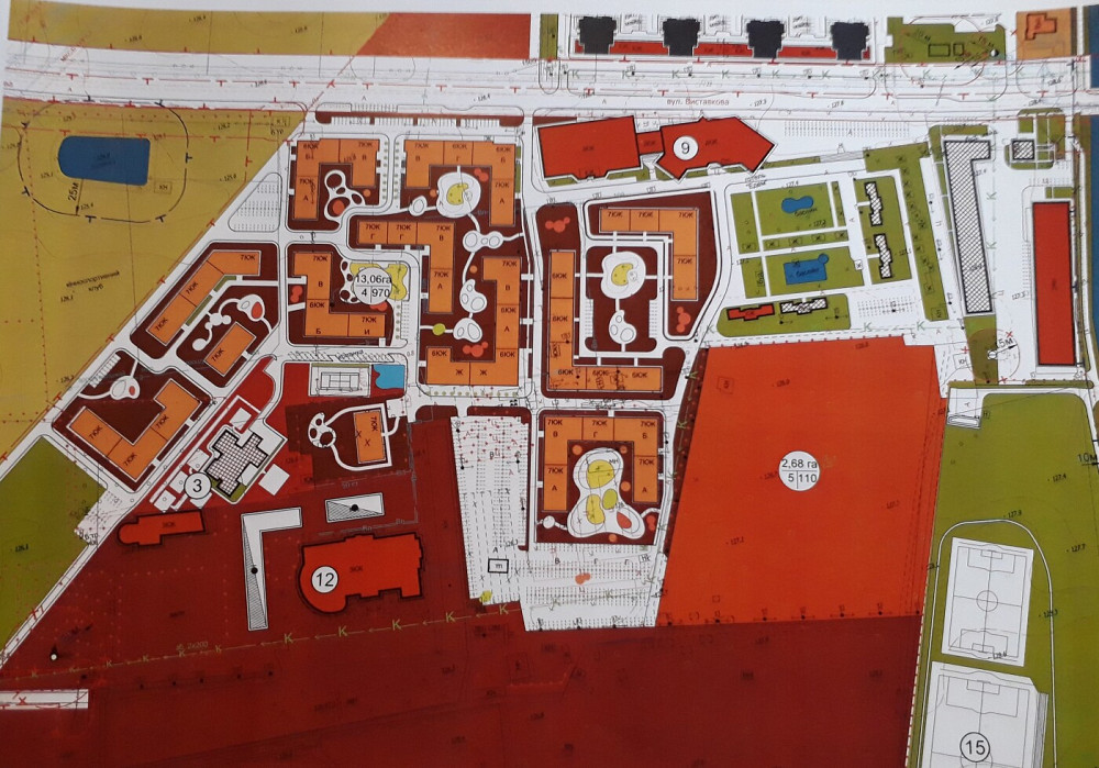 Продаж земельної ділянки 3.3 га на улица Выставочная, д.  - изображение 2