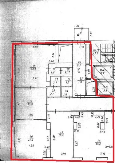 Здається Офісні приміщення площа 302 кв.м  Дніпро  Дніпро - фото 11