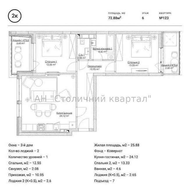Продаж Будинок 2-кімнатний на Набережно-Рибальська дорога, 3 Киев - изображение 6