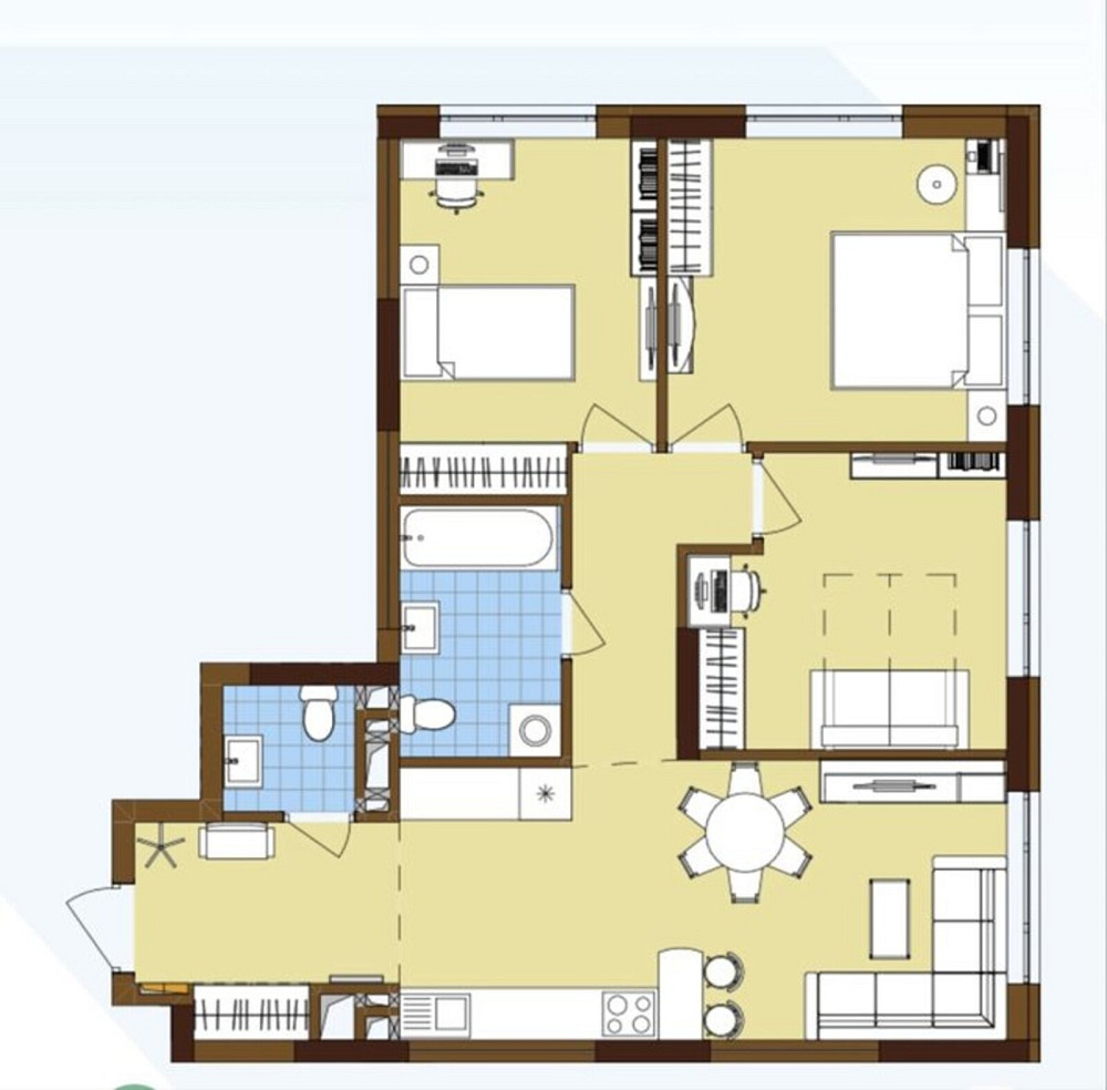 3-кімнатна, Всеволода Змієнка вул., 34/21, Подільський Kiev - photo 3