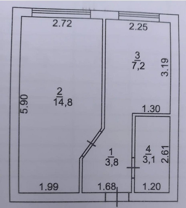 Продається 1-кімнатна квартира Одеса - фото 4