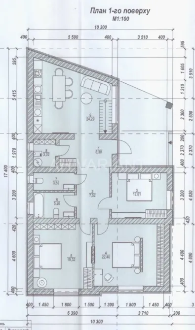 Продажа 1-этажный Дом с участком 3 сот 110 кв.м 3 комн. на Залізнична Ужгород - изображение 5