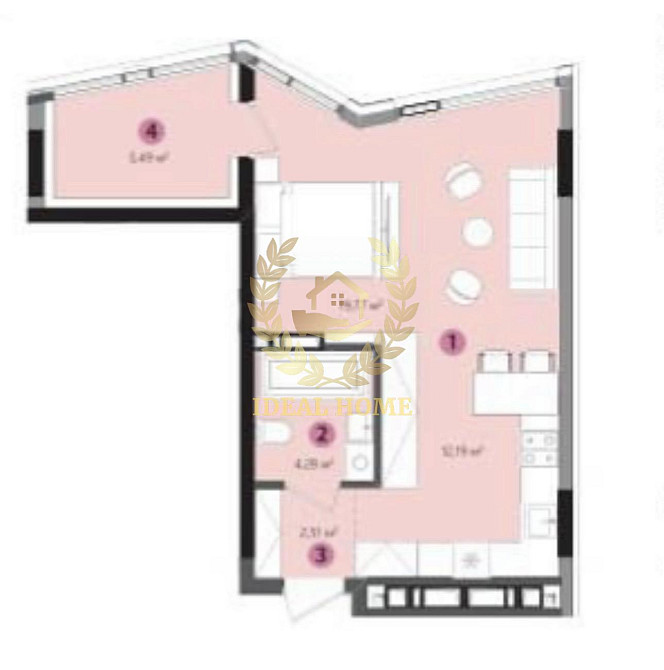 Продаж Квартира 1-кімнатна, 9/13 поверх на Берковецкая ул., 6 Київ - фото 16