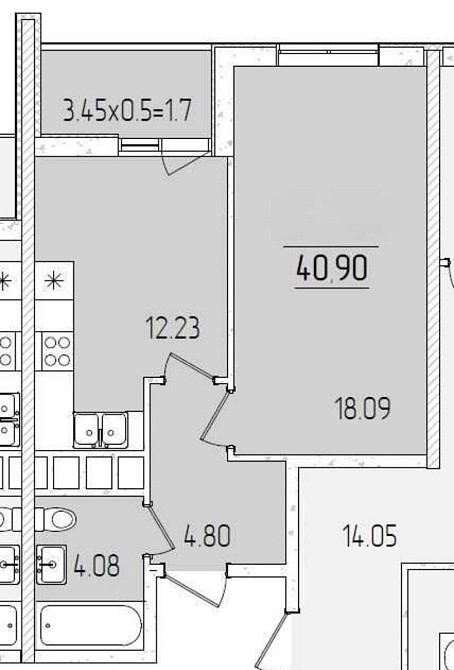 1к квартира на Краснова Одеса - фото 4