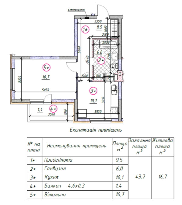 Продаж 1к Квартира 43.5 кв.м Привокзальная, 2В/4 Бориспіль - фото 15