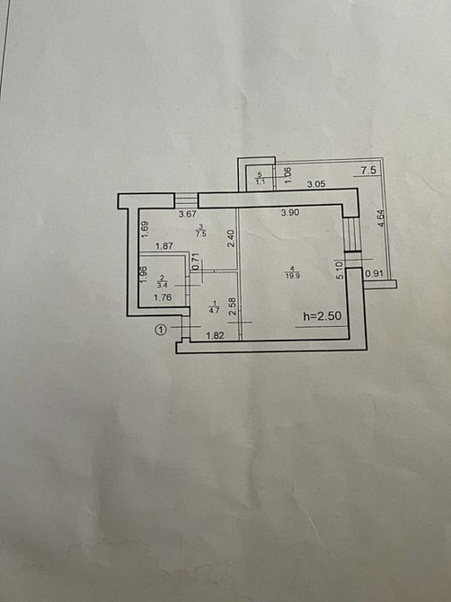 Продаж Квартира 1-кімнатна, 1/5 поверх Галич - фото 8