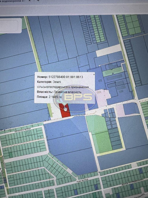 Продаж земельної ділянки 2152 га на вул. Поле Фонтанка - фото 1