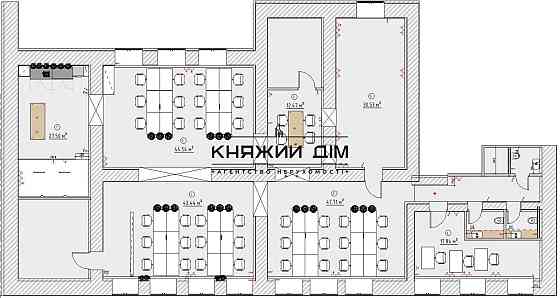 Оренда офісне приміщення на Кудрявская ул. поверх - 1/4 Київ