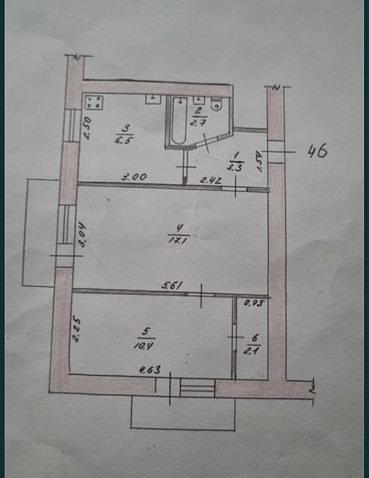 Продаж 2к Квартира 43 кв.м площа Перемоги Zhytomyr - photo 2