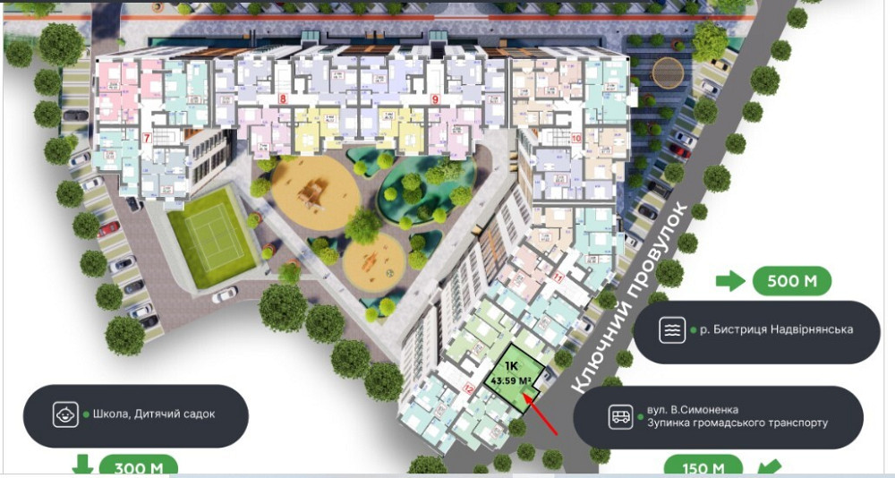 Продаж Квартира 1-кімнатна, 1/10 поверх Івано-Франківськ - фото 3