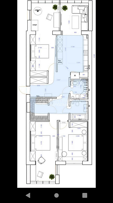 Продаж Квартира 3-кімнатна, 5/5 поверх на вул. Партизанський Харків - фото 2