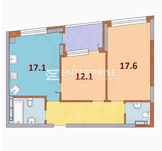 Продаж Квартира 2-кімнатна, 4/4 поверх на вул. Дубищанська Київ