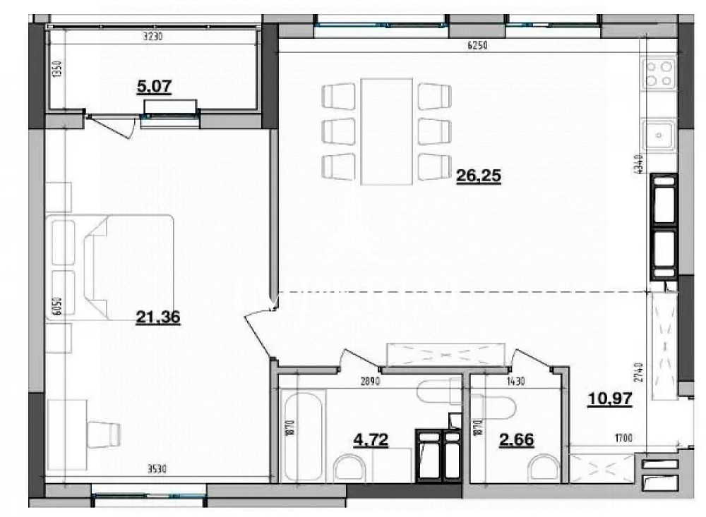 Продаж Квартира 1-кімнатна, 20/26 поверх на вул. Коновальця Євгена Київ - фото 20
