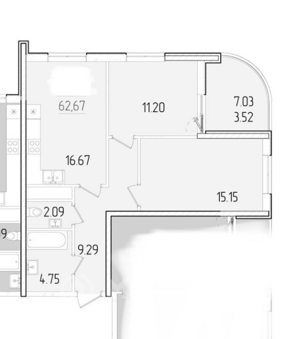 Продаж Квартира 2-кімнатна, 9/25 поверх на Краснова улица, 3/63 Одеса - фото 7