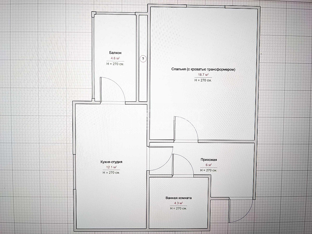 Продаж Квартира 1-кімнатна, 9/9 поверх на вул. вул. Полтавський Шлях Kharkiv - photo 5