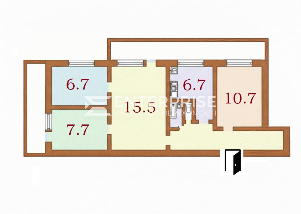 Продаж Квартира 4-кімнатна, 2/9 поверх на вул. Ореста Левицького Киев - изображение 15