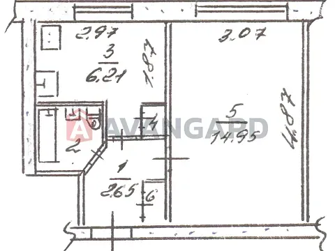 Продаж 1к Квартира 29 кв.м Перемоги вулиця 101 Запоріжжя - фото 1