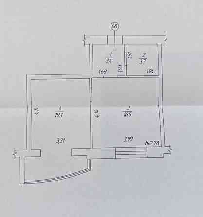 Продаж Квартира 1-кімнатна, 10/12 поверх на Князів Коріатовичів Вінниця