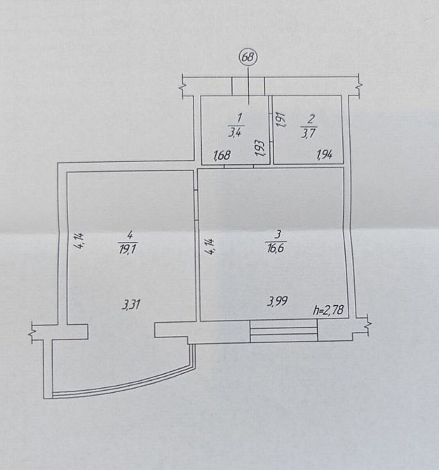Продаж Квартира 1-кімнатна, 10/12 поверх на Князів Коріатовичів Vinnytsya - photo 2