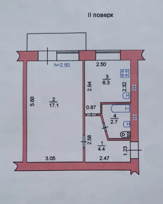 Продаж Квартира 1-кімнатна на ул. Парковая, 6 Чорноморськ - фото 10